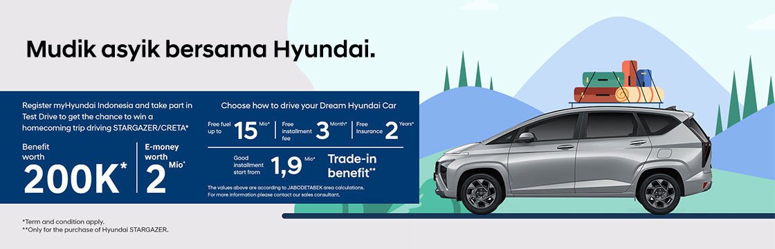 Mudik asyik bersama Hyundai.